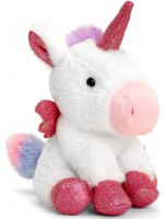 Плюшена играчка Keel toys Pippins - Еднорог, 14 cm