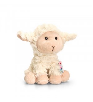 Плюшена играчка Keel Toys Pippins – Овчица, 14 cm
