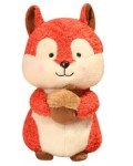 Плюшена играчка Lean Toys - Катеричка с жълъд, 25 cm