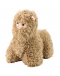 Плюшена играчка Lean Toys - Лама, 40 cm, кафява