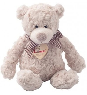 Плюшена играчка Lumpin - Мечо Спенсър с панделка, 23 cm