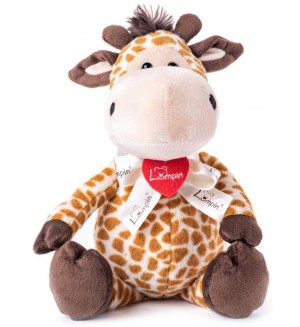 Плюшена играчка Lumpin - Жирафът Банга, 33 cm