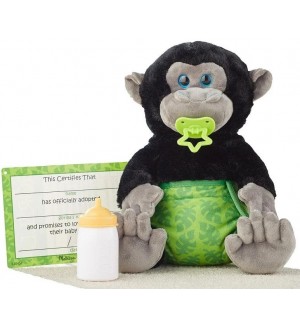 Плюшена играчка Melissa and Doug - Бебе горила