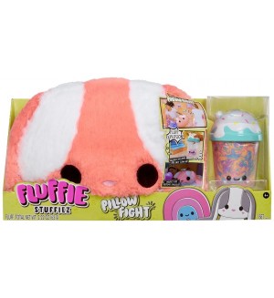 Плюшена играчка MGA Entertainment - Fluffie Stuffiez, оранжев заек