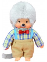 Плюшена играчка Monchhichi - Маймунка Дядо, 20 cm
