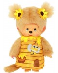 Плюшена играчка Monchhichi - Маймунка, Honey Bee girl 20 cm