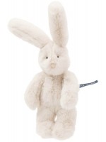 Плюшена играчка Moulin Roty - Бяло зайче, 23 cm