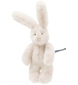 Плюшена играчка Moulin Roty - Бяло зайче, 23 cm