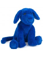Плюшена играчка Moulin Roty - Куче, синьо, 36 cm