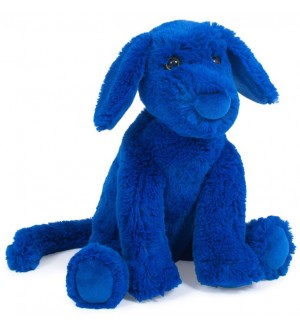 Плюшена играчка Moulin Roty - Куче, синьо, 36 cm