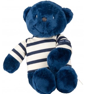 Плюшена играчка Moulin Roty - Мече синьо, 30 cm