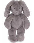 Плюшена играчка Moulin Roty - Зайче, сиво, 32 cm