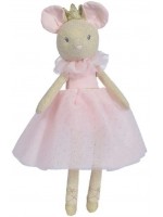 Плюшена играчка Nicotoy - Мишка балерина, 33 сm