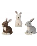 Плюшена играчка Nicotoy - Заек, 23 cm, асортимент