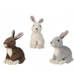 Плюшена играчка Nicotoy - Заек, 23 cm, асортимент