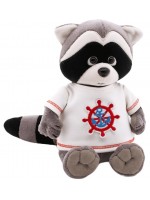 Плюшена играчка Оrange Toys Life - Енот Дени, морско пътешествие, 20 cm