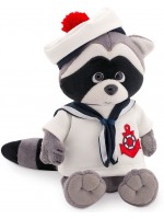 Плюшена играчка Оrange Toys Life - Енот Дени, с морско костюмче и шапка, 20 cm