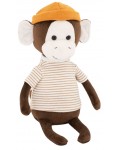 Плюшена играчка Orange Toys Life - Маймунката Чарли, с оранжева шапка, 20 cm