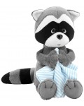 Плюшена играчка Orange Toys Life - Миещата мечка Дени, с кърпата, 15 cm