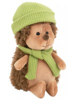 Плюшена играчка Orange Toys Life - Настръхналият таралеж, със зелена шапка, 15 cm