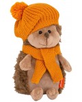 Плюшена играчка Orange Toys Life - Пухкавият таралеж, с барета в цвят горчица, 20 cm