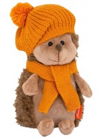 Плюшена играчка Orange Toys Life - Пухкавият таралеж, с барета в цвят горчица, 20 cm