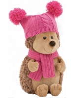 Плюшена играчка Оrange Toys Life - Таралежчето Флъфи с шапка с помпони, 15 cm