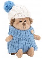  Плюшена играчка Оrange Toys Life - Таралежчето Прикъл с бяло-синя шапка, 15 cm