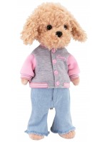Плюшена играчка Orange Toys Lucky Doggy - Късметлийско Фенди, Градски шик, 38 cm