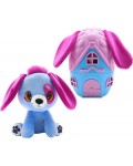 Плюшена играчка Pup a Dorables - Кученце в къщичка, светлосиньо