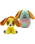 Плюшена играчка Pup a Dorables - Кученце в къщичка, жълто 