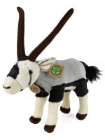 Плюшена играчка Rappa Еко приятели - Антилопа орикс, 28 cm