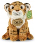 Плюшена играчка Rappa Еко приятели - Бенгалски тигър, 15 cm