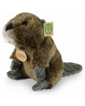 Плюшена играчка Rappa Еко приятели - Бобър, 22 cm