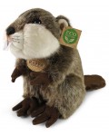 Плюшена играчка Rappa Еко приятели - Бобър, 25 cm