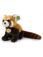 Плюшена играчка Rappa Еко приятели - Червена панда, седяща, 28 cm