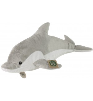 Плюшена играчка Rappa Еко приятели - Делфин, 38 cm