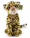 Плюшена играчка Rappa Еко приятели - Гепард, седящ, 28 cm