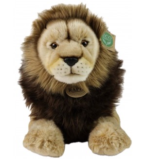 Плюшена играчка Rappa Еко приятели - Голям плюшен лъв, лежащ, 44 cm