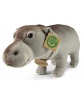 Плюшена играчка Rappa Еко приятели - Хипопотам, 32 cm