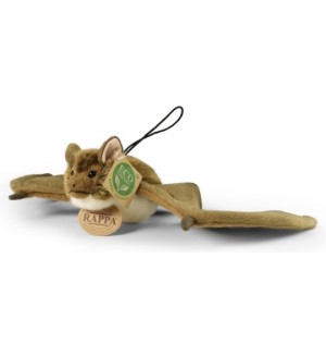 Плюшена играчка Rappa Еко приятели - Кафяв прилеп, 38 cm