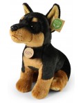Плюшена играчка Rappa Еко приятели - Куче доберман, 30 cm