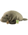 Плюшена играчка Rappa Еко приятели - Ламантин /Морска крава/, 40 cm
