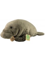 Плюшена играчка Rappa Еко приятели - Ламантин /Морска крава/, 40 cm