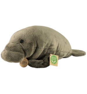 Плюшена играчка Rappa Еко приятели - Ламантин /Морска крава/, 40 cm
