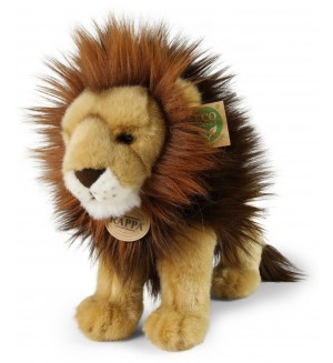 Плюшена играчка Rappa Еко приятели - Лъв, 28 cm