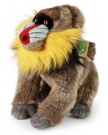 Плюшена играчка Rappa Еко приятели - Мандрил, 28 cm