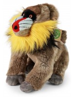 Плюшена играчка Rappa Еко приятели - Мандрил, 28 cm