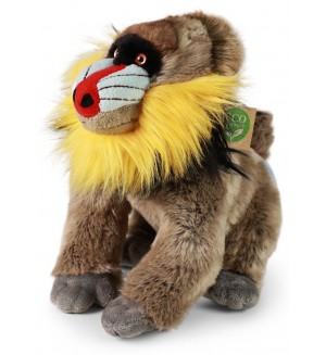Плюшена играчка Rappa Еко приятели - Мандрил, 28 cm