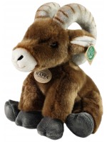 Плюшена играчка Rappa Еко приятели - Овен, седящ, 28 cm
